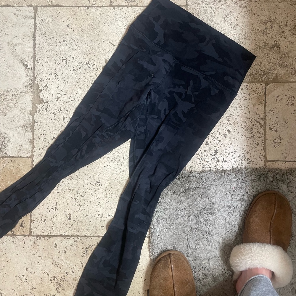 Camo Lulu Lemon Align workout pants